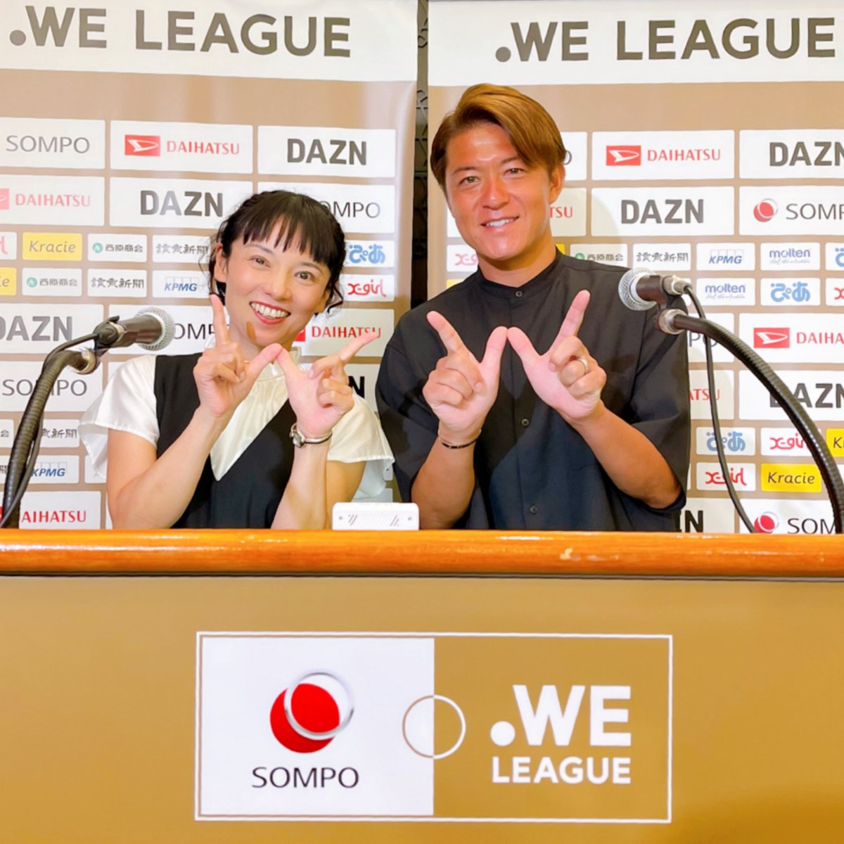 mika_yasuda's tweet image. 【2025/26 #WEリーグ⚽️
キックオフカンファレンス】

#田中隼磨 さんと司会をつとめました🎤

全クラブの選手を迎え、今季へのいきごみをうかがいました！
　
選手インタビューにご参加頂いた小学生の皆さん、ありがとうございました！

#SOMPOWEリーグ
8月9日&amp;amp;10日開幕⚽️

#WEみようぜ@WE_League_JP