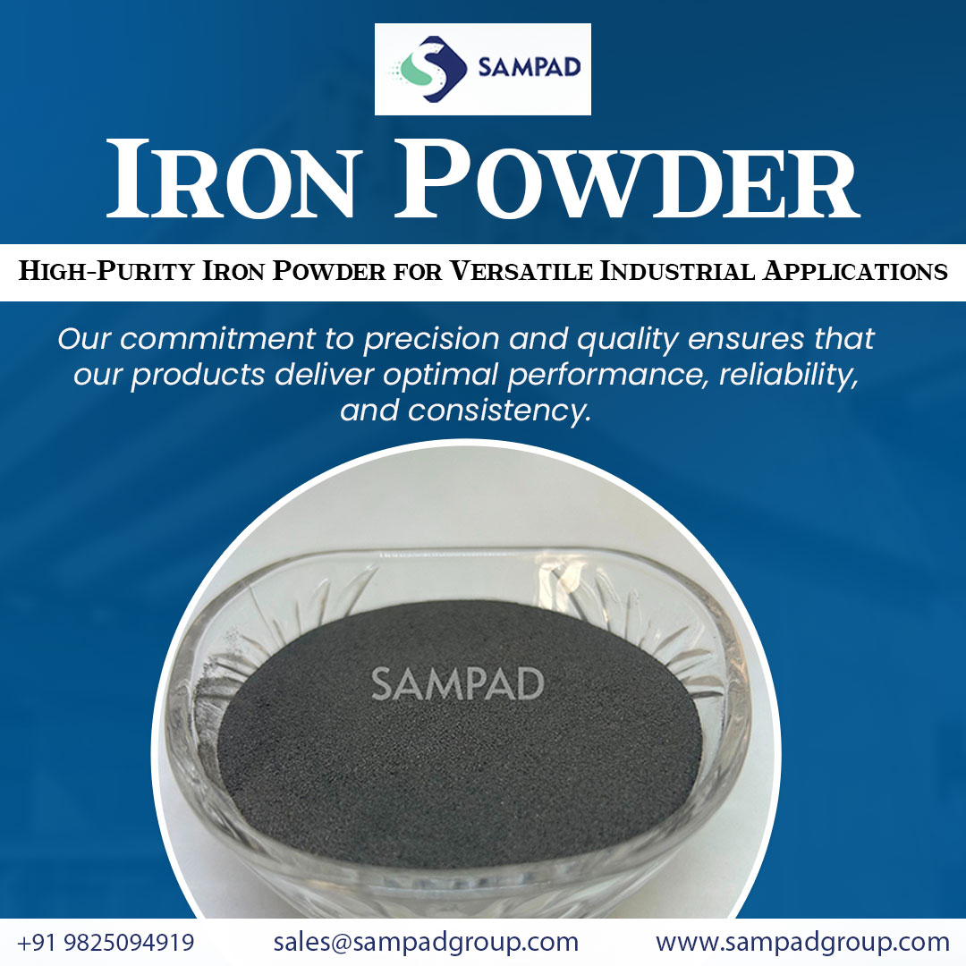 sampadgroup's tweet image. 🔩 Discover unmatched quality with Sampad Group's High-Purity Iron Powder! Engineered for precision and built to perform across versatile industrial applications. 💯⚙️
#IronPowder #IronPowderManufacturers #SampadGroup #IndustrialMaterials #MetalPowder #FoundrySupplies