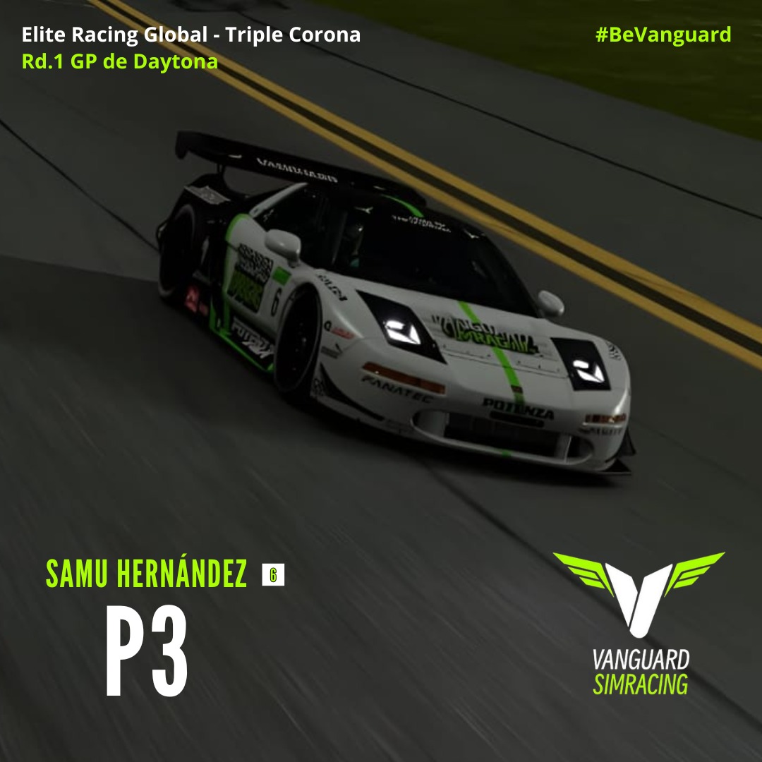 Finalizamos la primera ronda de la Triple Corona de la ERG en el podio💪

<a href="/samuhdez6_/">VSR-S.Hernández</a> trae a casa una tercera posición muy valiosa para empezar el campeonato con impulso 🥉

Toca seguir con esta dinámica 🔥

#BeVanguard