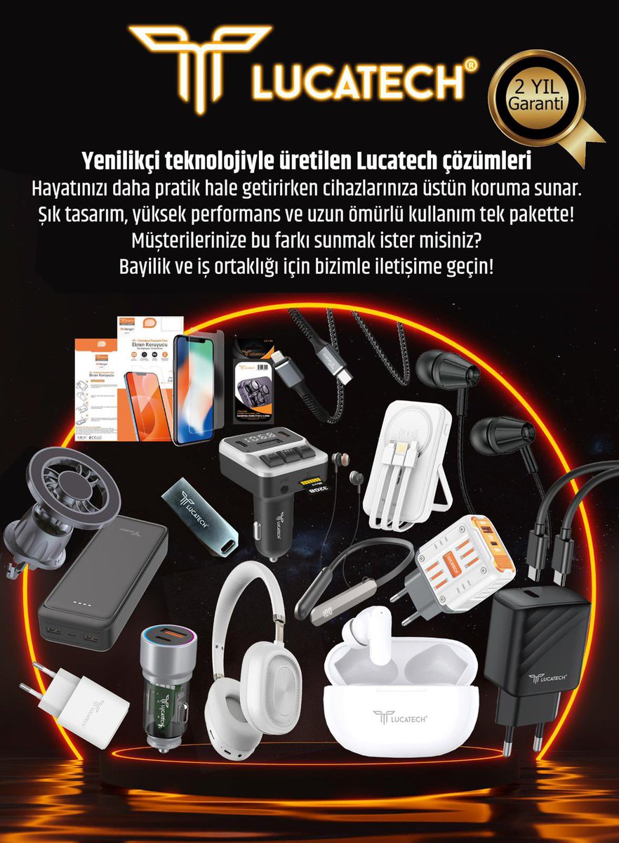 onnumaratekno's tweet photo. Lucatech ile teknoloji şık, güçlü ve uzun ömürlü!
Cihazlarınıza koruma, hayatınıza pratiklik katıyoruz.
Bayilik fırsatları için bizimle iletişime geçin!
🔋✨

#Lucatech #Teknoloji #MobilAksesuar #ToptanSatış #Bayilik https://t.co/rPgg3EOo23