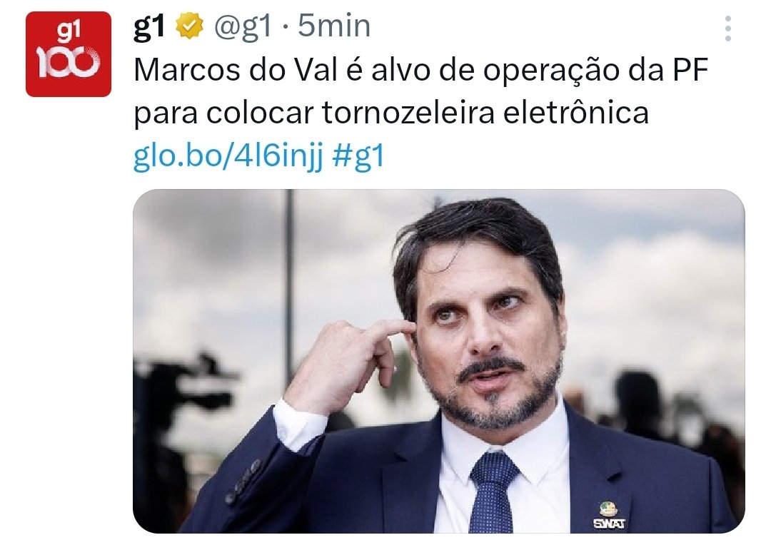 Mais um cidadão de bem que vai botar tornozeleira.