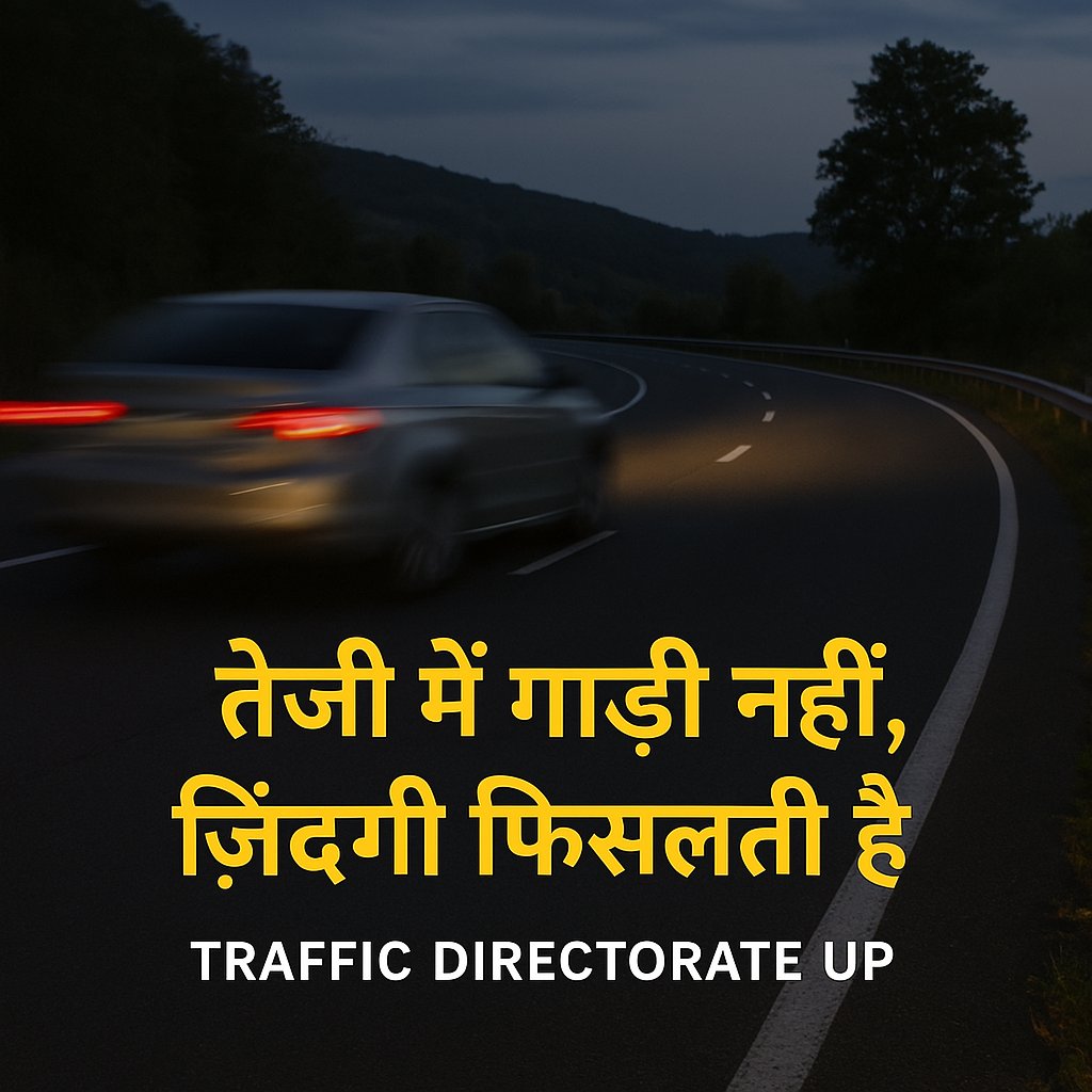 तेज़ मत चलाओ, सुरक्षित घर जाओ!

तेज़ी से नहीं, समझदारी से चलो!