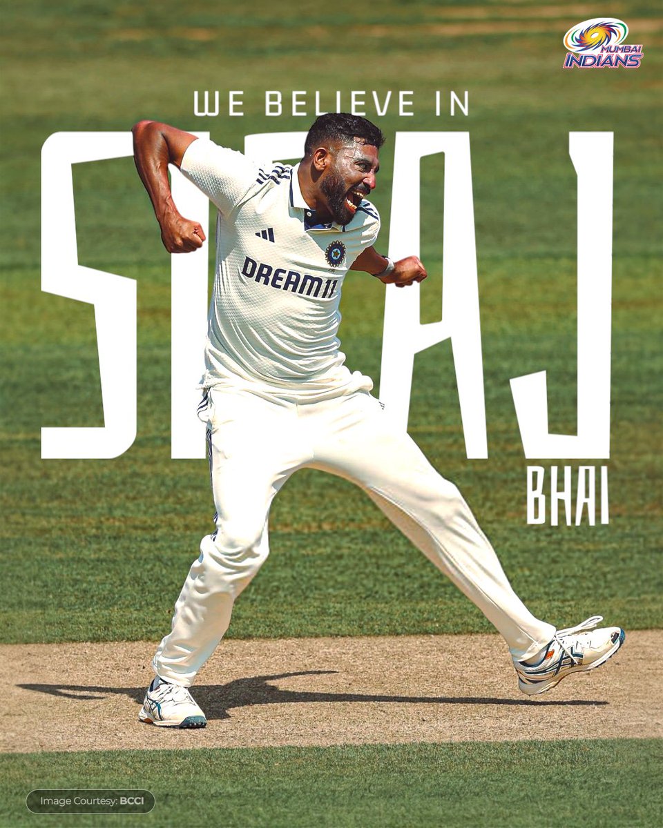 हिप हिप हुर्रे
कांटे के मुकाबले में भारत ने इंग्लैंड पर 6 रनों से जीत दर्ज की सिराज भाई ने 5 विकेट लिया 😊 

हिंदुस्तान जिंदाबाद, सिराज भाई जिंदाबाद ❤️