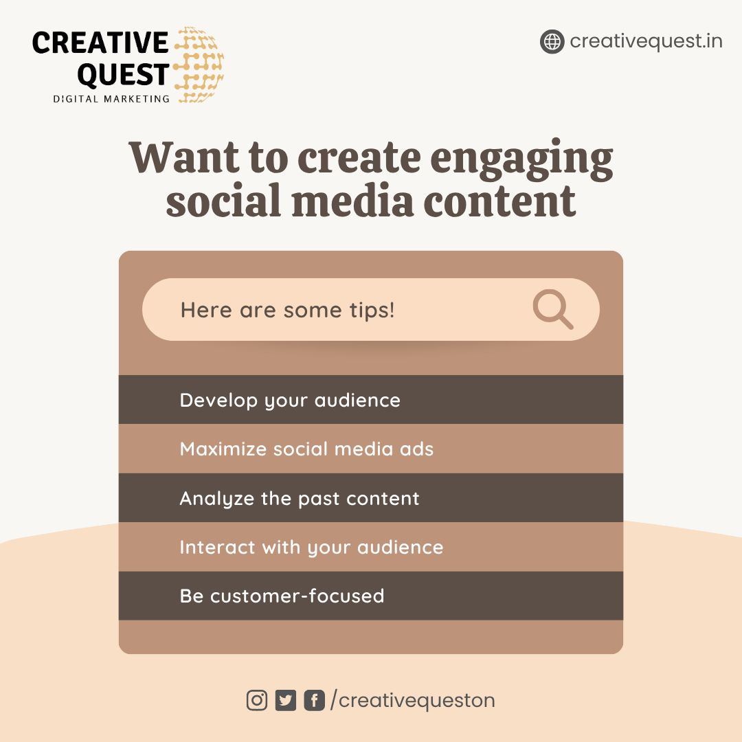 creativequeston's tweet photo. Want to create engaging social media content that drives real results in 2025?
💡 Here are 5 expert-backed tips to help you grow, connect, and convert your audience effectively.

#socialmediatips #ContentMarketingstrategy #digitalmarketingtips https://t.co/whPL6gRH2L