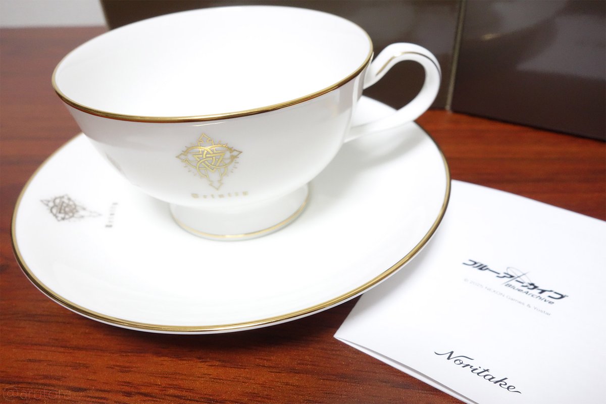 ブルアカがノリタケとコラボしたティーパーティーのカップ＆ソーサーが