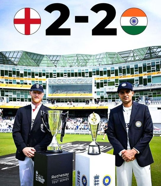 mbhakar2380's tweet photo. 🙂And that’s why we love Test cricket and that’s why Test cricket will never die 🫡

One of the best series played in a long time 🏴󠁧󠁢󠁥󠁮󠁧󠁿🇮🇳

#CricketTwitter
#INDvsEND #OvalTest https://t.co/2WMqahyziR