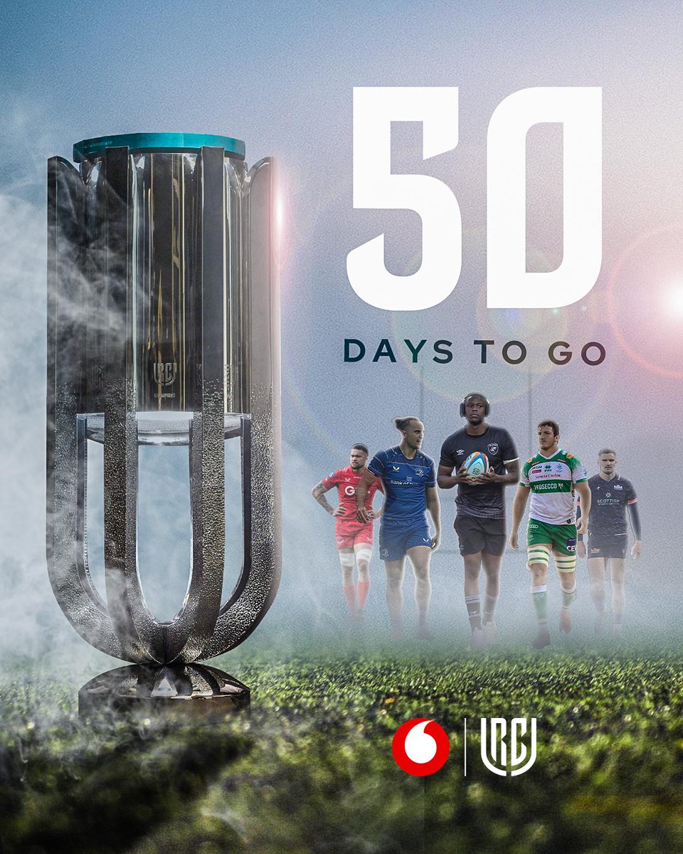 50 days ‘til the pride, the power, the passion 🔥

Are you ready? 👀

<a href="/Vodacom/">Vodacom</a> #URC