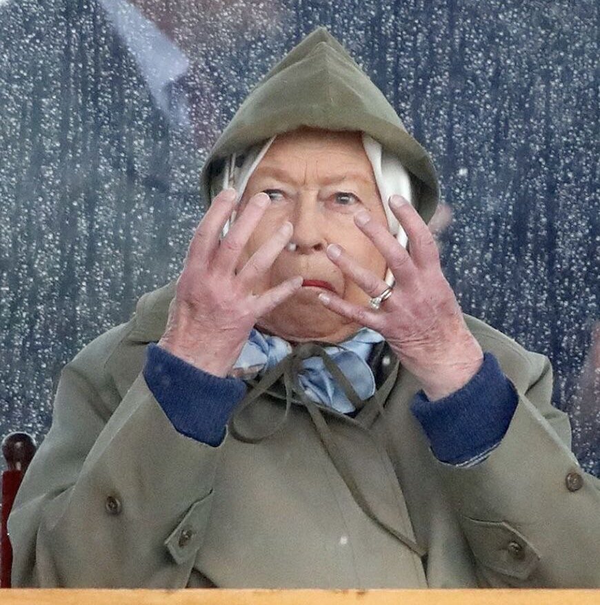 Little known fact: Her Late Majesty was a member of the Crips.