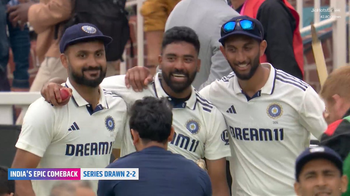 Thank You Mohammed Siraj..
India proud of you. 

You made India proud.