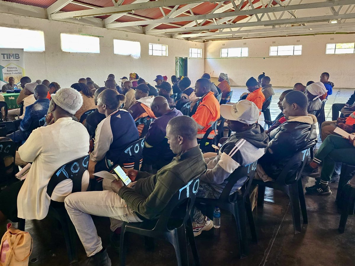 TIMB was in Marondera for ALP Training, empowering growers with knowledge to strengthen sustainable tobacco production. 

The event was graced by our CEO, Mr. Emmanuel Matsvaire, who underscored the importance of the Sustainable Tobacco Programme (STP) and shared the direction of
