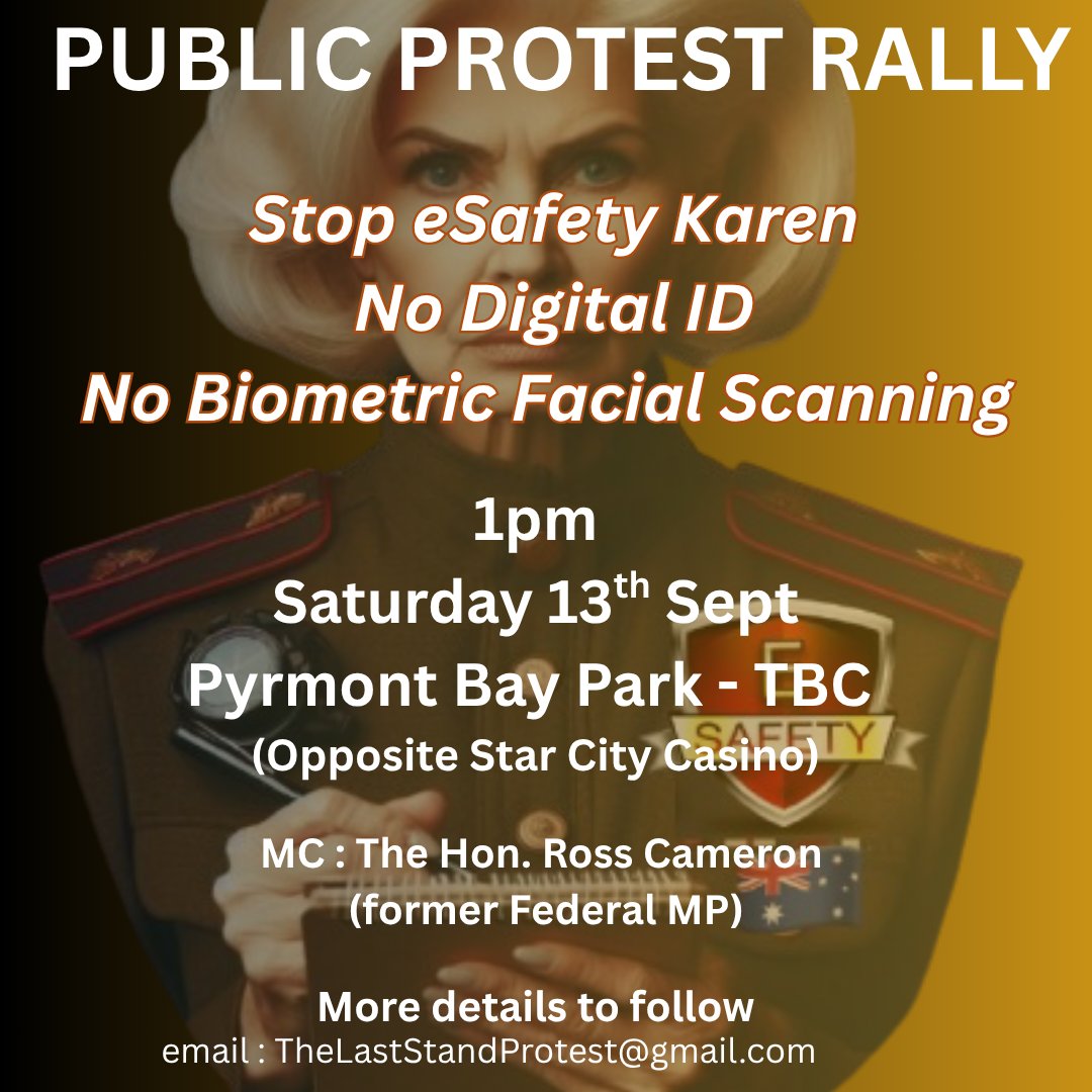 Stop eSafety Karen 
watch : m.youtube.com/watch?v=m6ppBj…