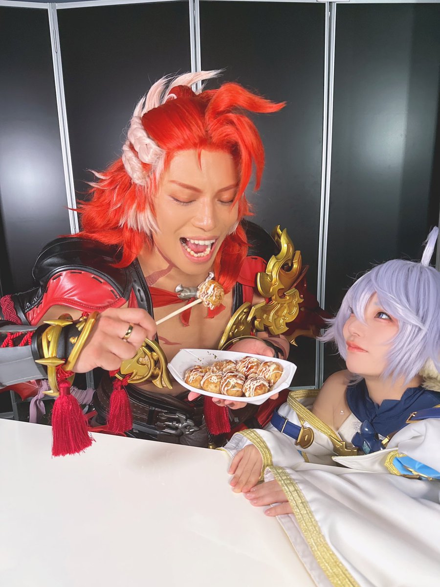 フェス終わりにワムとたこ焼き🐙
#グラブルEXフェス2025