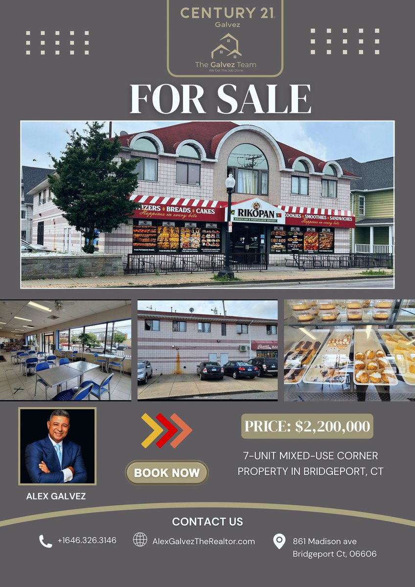 alexandergp3000's tweet image. 🏢 Prime Investment Opportunity in Bridgeport, CT! 🏡
📞 Call Alex Galvez: +1 (646) 326-3146
🌐 Website: AlexGalvezTheRealtor.com
💲Price: $2,200,000
.
.
#BridgeportCT 🏙️ #MixedUseProperty 💼 #ForSaleCT 
#BBNaija 
#KCONLA2025 
#Lollapalooza 
#lgs2025