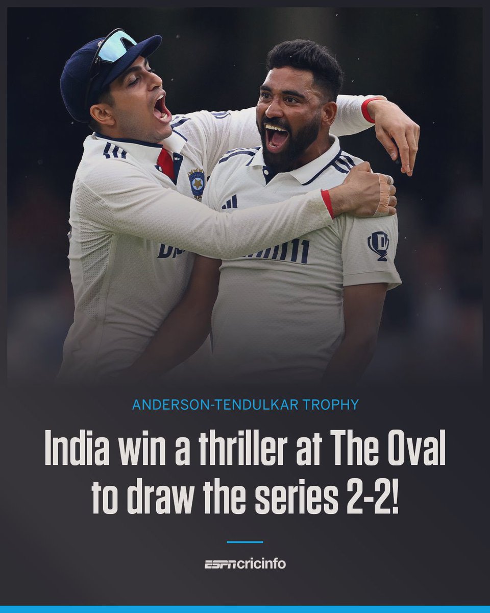 Great great win for India  everyone expected 5 -0
white  wash in the beginning Hats off to this new young team well played 💥💥💥 #ENGvIND #INDvsENG
