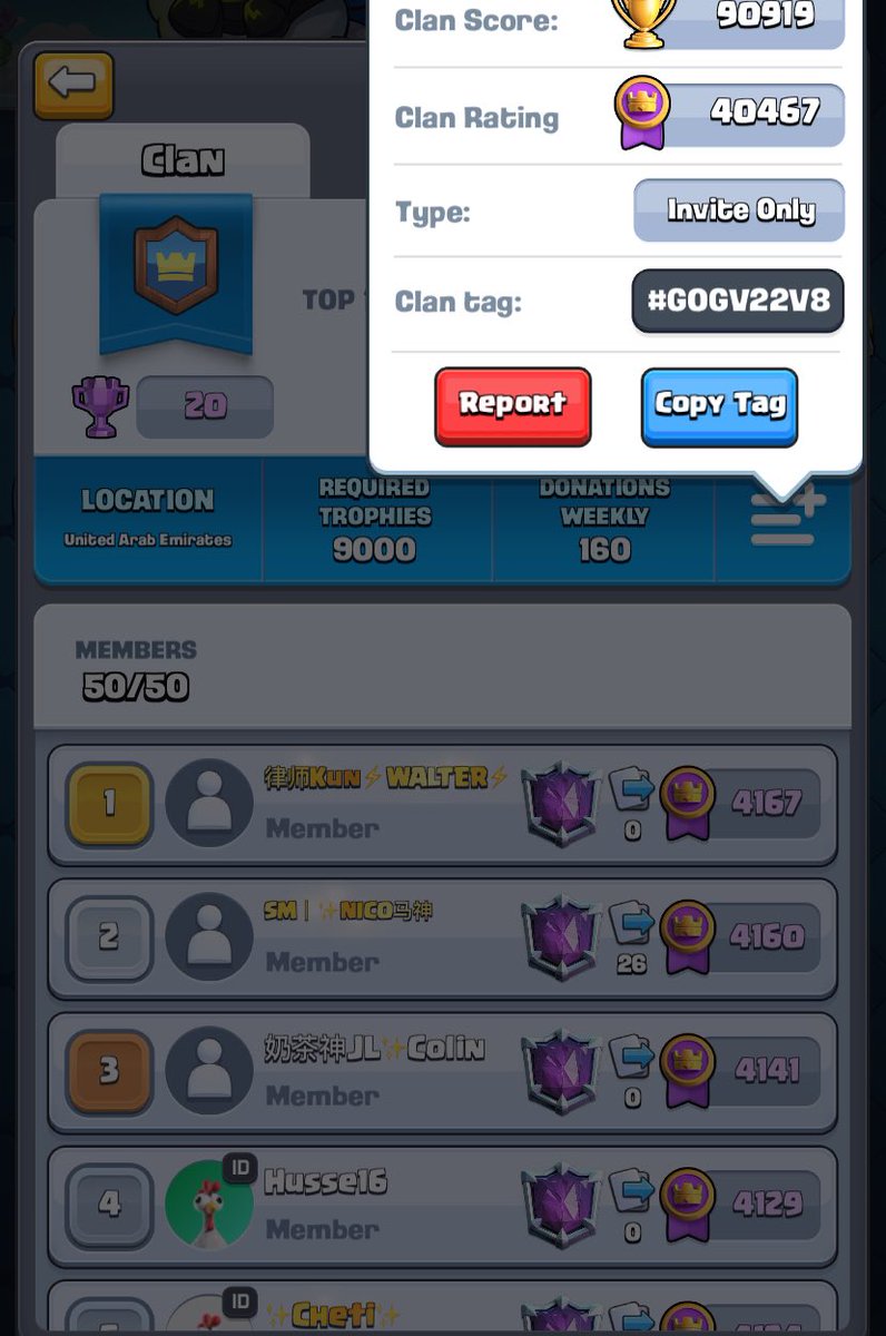 🌎WE ARE THE BEST CLAN IN THE WORD.🥇FIRST CLAN EVER TO HIT 40K UC MEDALS. ❤️THANKS TO EVERYONE FROM ARE OWNERS,TO ARE PLAYERS, TO ARE DISCORD STAFF FOR MAKING THIS ALL POSSIBLE😍.  🔥WE HAVE BIG PLANS FOR THIS SEASON SO BE READY.