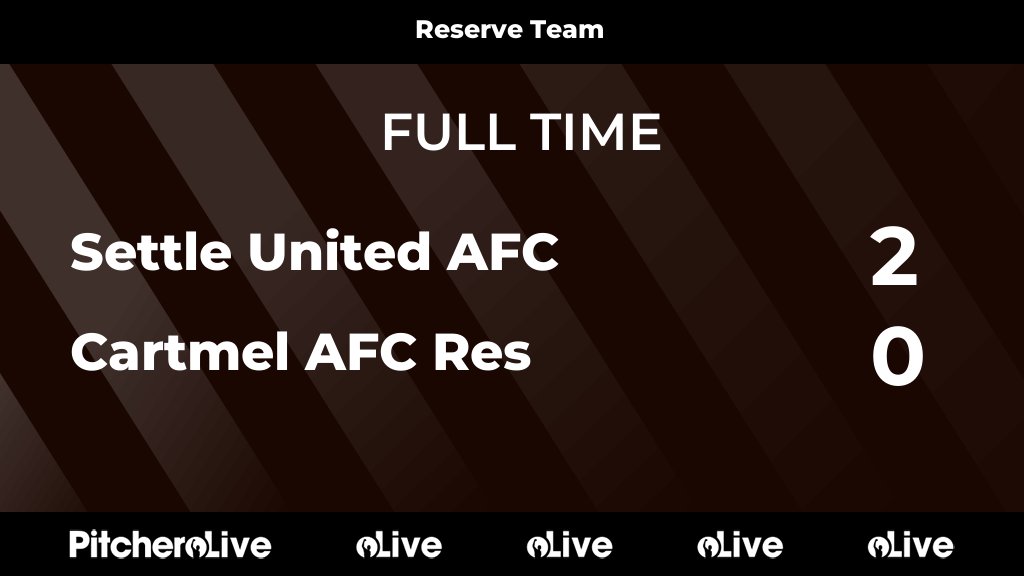 FULL TIME: Settle United AFC 2 - 0 Cartmel AFC Res
#SETCAR #Pitchero
suafc.co.uk/teams/215016/m…