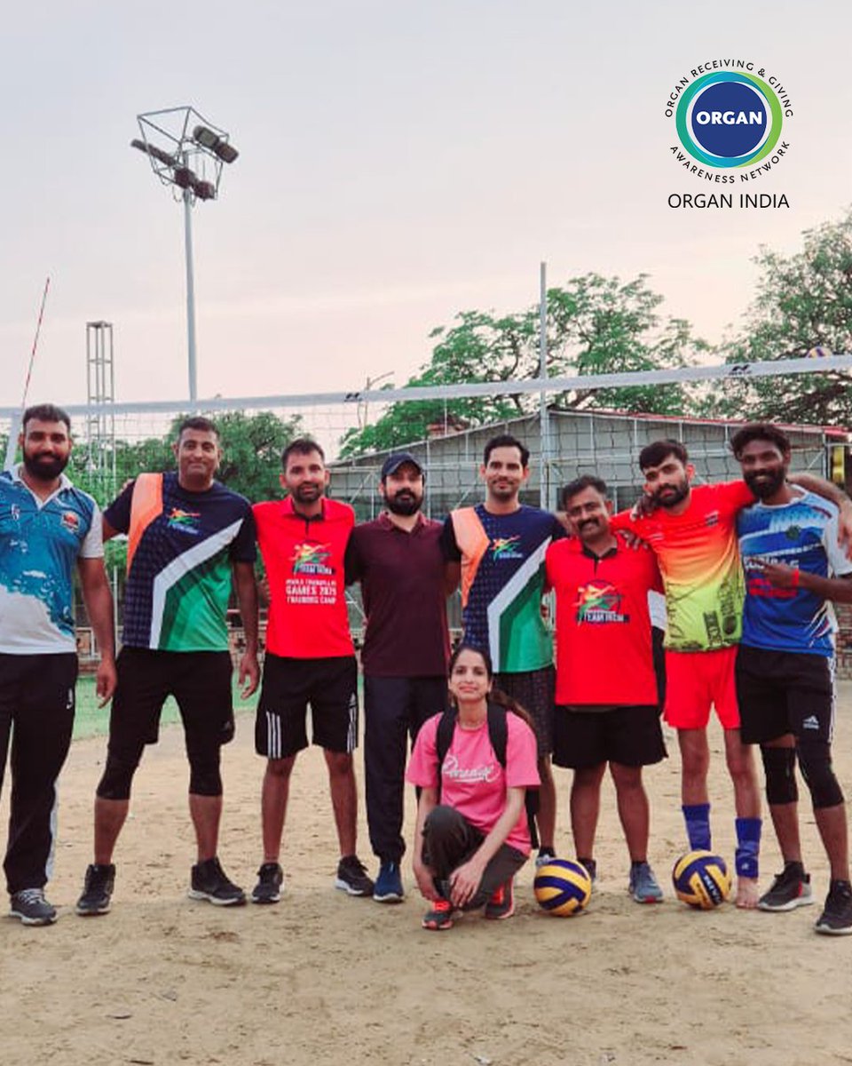 Every jersey tells a story of survival. Every heartbeat, a donor’s legacy. Team India at #WTG2025 isn’t just playing—they’re honoring life, loss &amp; the gift of organ donation. Pledge today at organindia.org 💚
#WorldTransplantGames2025 #organdonationday