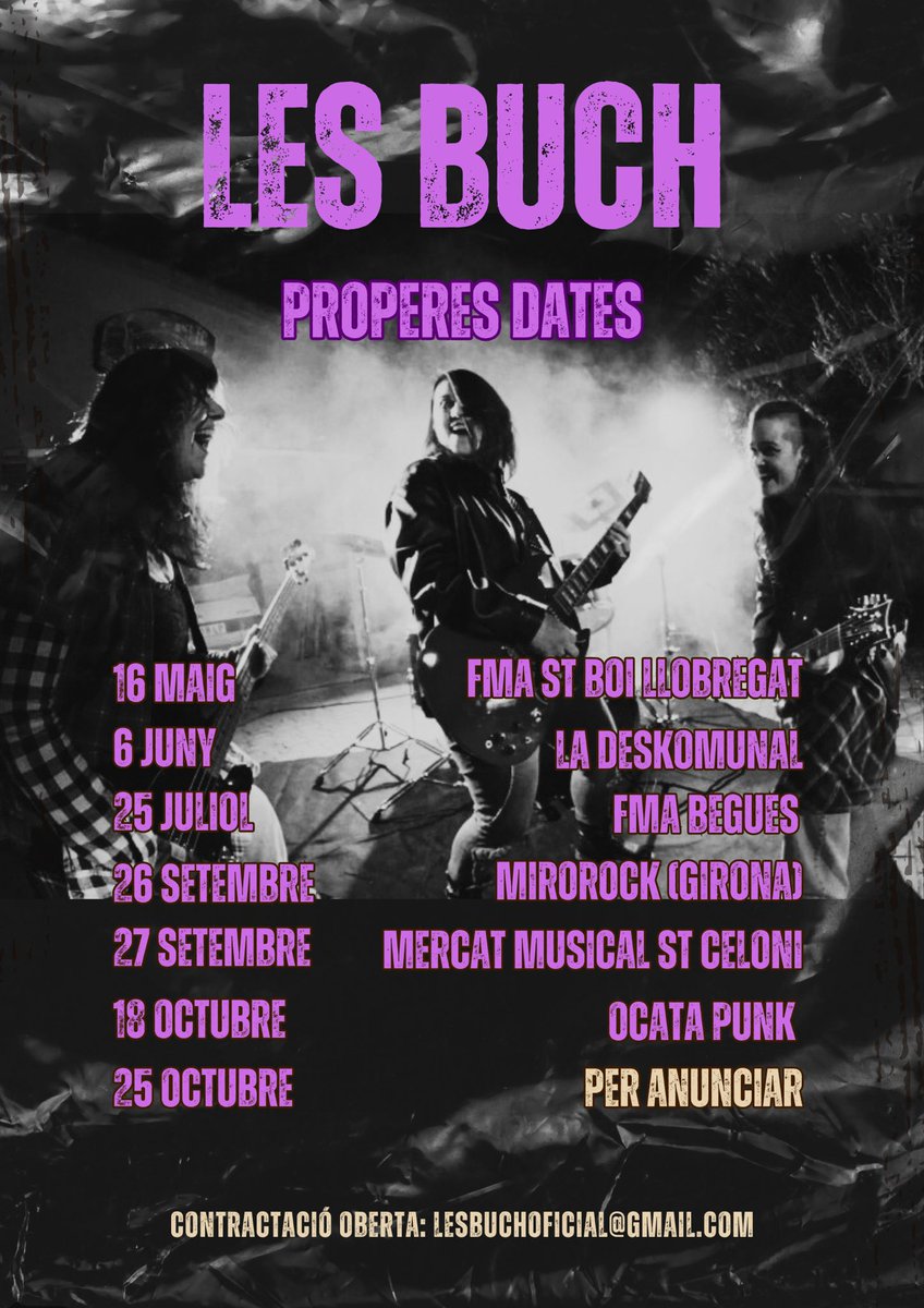 Properes dates! 🔥🔥🔥