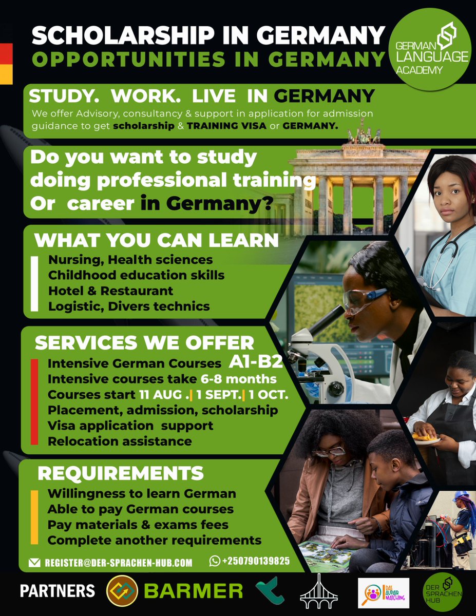 DerSprachenHub's tweet photo. *AMAHIRWE YO KWIGA UHEMBWA MU BUDAGE - CONTACT #CAMPUS #MUSANZEno MUNKENGERO  
0790139825

https://t.co/OQ5kGUC7xf https://t.co/BQu2JURKmk