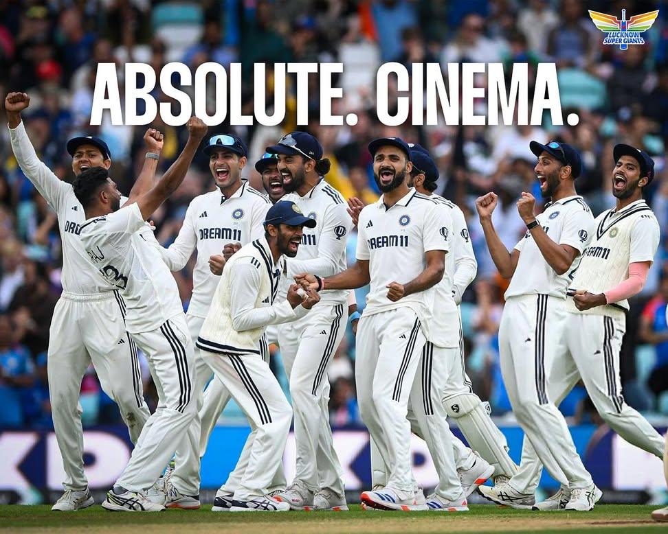 What a match and What a Test Series 🔥 

#INDvsEND