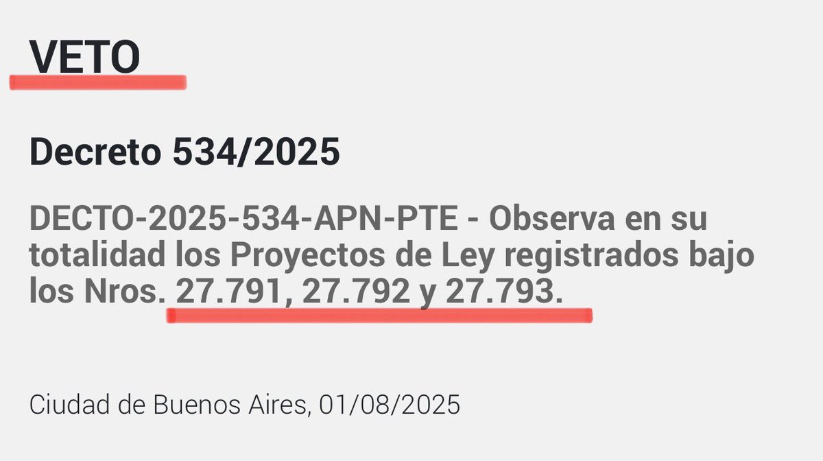 anabelfsagasti's tweet photo. Para los ricos todo, para los que menos tienen nada.

Milei acaba de negarle el aumento a los jubilados y anuló la emergencia en discapacidad.

Cínicamente, lo hace el mismo día que recibirá del FMI 2 mil millones de dólares para mantener un modelo que se cae a pedazos. Timba, fuga y ajuste.

En octubre, hay que frenarlo en las urnas.