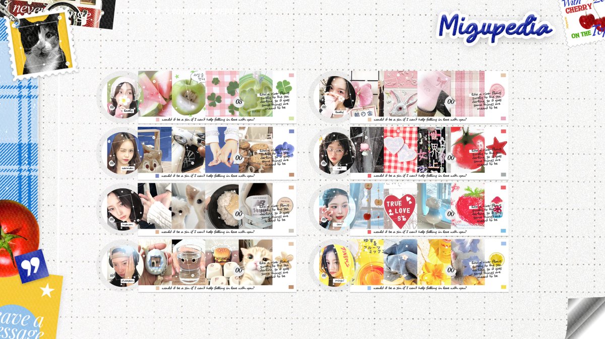 MIGU_PEDIA's tweet photo. a retweet will be highly appreciated. terima kasih! 

hi, aku ada 40+ layout ready stock di bawah ini!😍 

💸 : 6.500k (retext nama +500p) 

bisa di take sekarang via DM atau tele ya! scroll ke bawah untuk detailnya!

#zonauang #zonajajan https://t.co/Rox5qZtxjn