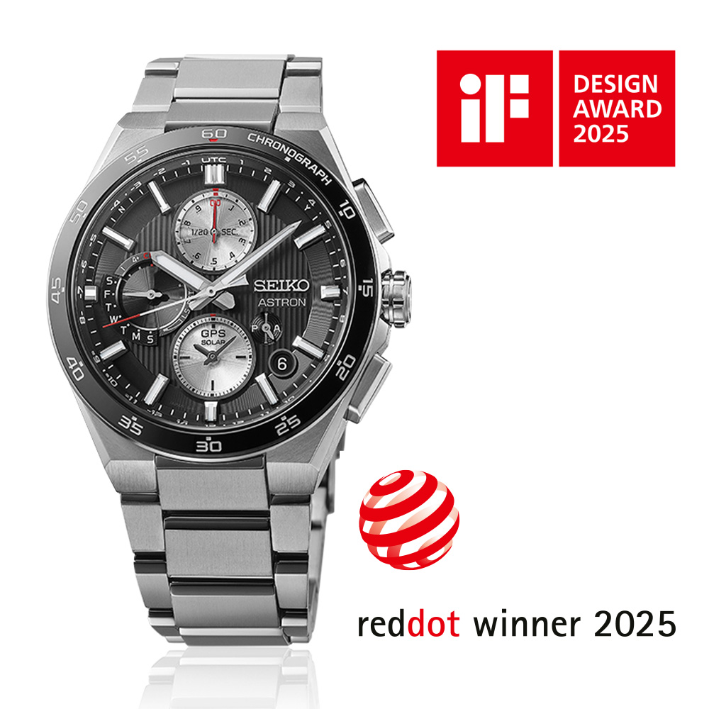 FirmCade's tweet image. Seiko Astron GPS Solar Dual-Time Chronograph SSH151 won 
the international design awards “Red Dot Design Award 2025” and “iF DESIGN AWARD
2025”.

Red Dot Design Award: Seiko Astron GPS Solar Dual-Time Chronograph 5X83

#reddotaward #reddotaward2025 #ifdesign