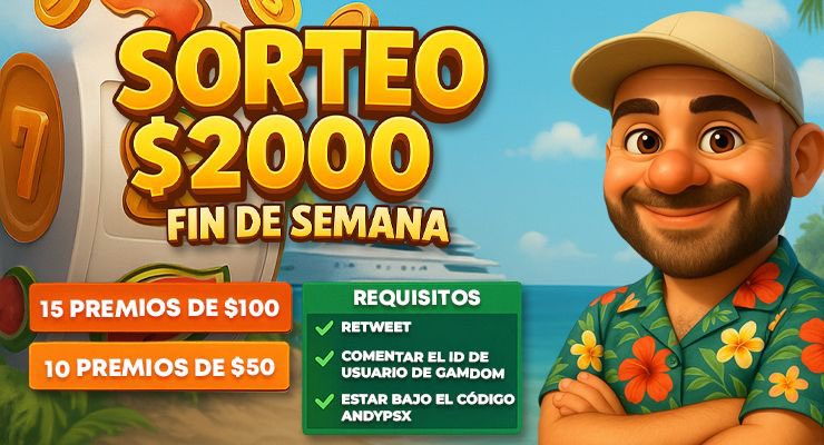 🚨 ALERTA SORTEAZO DE 2000$💵🚨 
🚨 TIPS EN <a href="/gamdom/">Gamdom.com</a>  🚨

2000$💵
15 Tips de 100$ 💵
10 Tips de 50$ 💵

REQUISITOS:

RETWEET    
COMENTAR EL ID DE USUARIO DE GAMDOM
TIENES QUE ESTAR BAJO EL CÓDIGO ANDYPSX

trgamdom.com/r/andypsx

El sorteo dura desde la publicación del Tweet
