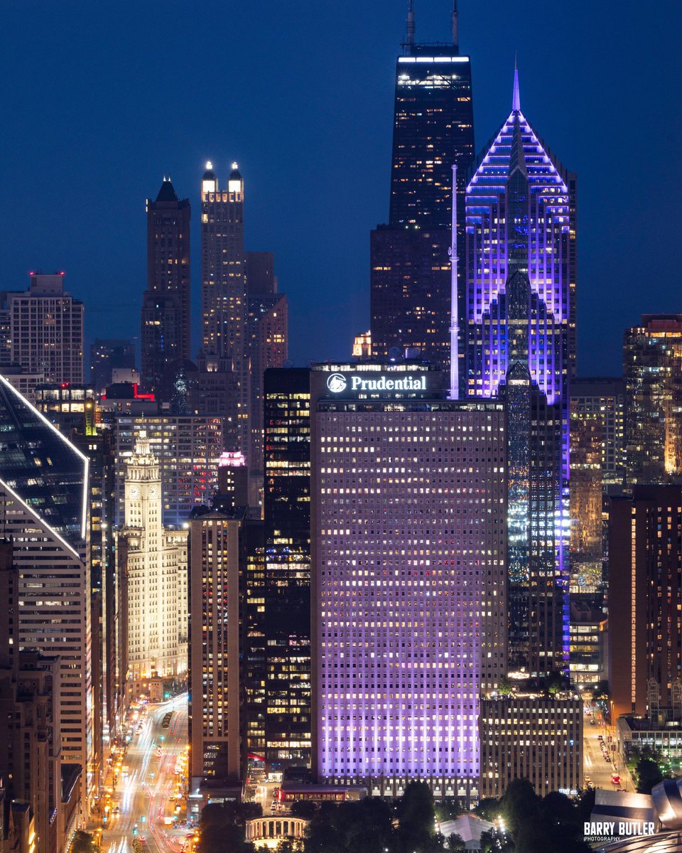 Purple Pru.   Pru One &amp; Two over the weekend during Lollapalooza.  #chicago