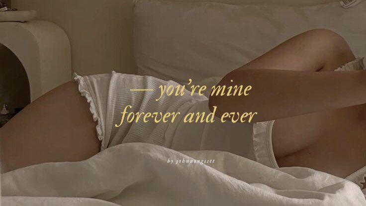 — you're mine forever and ever 

markmin nsfw au 🔞 fem!jm