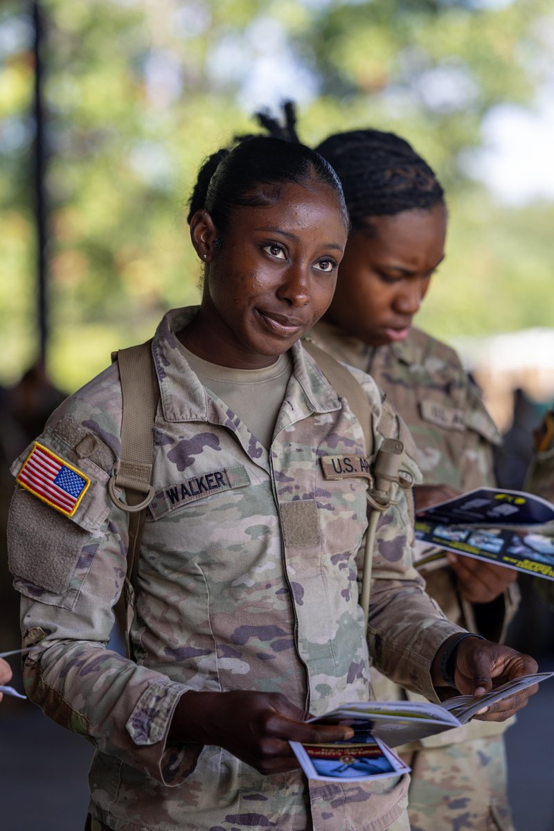 ArmyROTC's tweet image. Cadets from 7th Regiment #AdvancedCamp explore the many career fields available to them at Branch Orientation during #CST2025!
📸 by Andrew Fuhrman, Ball State University, CST PAO, Aly Adler, Murray State University, CST PAO and Norah Hamil, Ohio State University, CST PAO