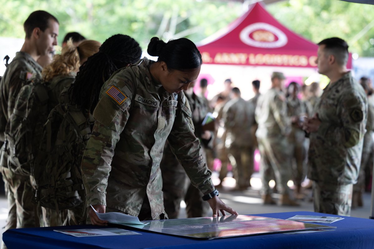 ArmyROTC's tweet image. Cadets from 7th Regiment #AdvancedCamp explore the many career fields available to them at Branch Orientation during #CST2025!
📸 by Andrew Fuhrman, Ball State University, CST PAO, Aly Adler, Murray State University, CST PAO and Norah Hamil, Ohio State University, CST PAO