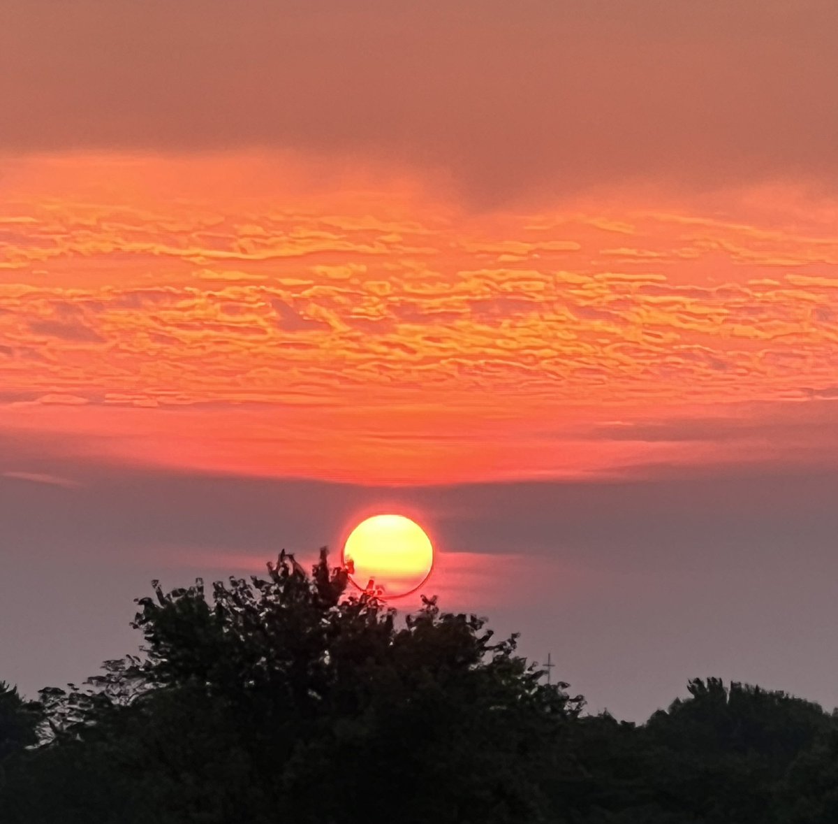 BWOdsm's tweet image. #sunrise has the sky on #fire over #dsm #iawx @WXMegs @dkoellerwx @ChrisKuball @dsmwx @JSydejkoKCCI @JeriannWX @NWSDesMoines @accuweather @IowaEverywhere