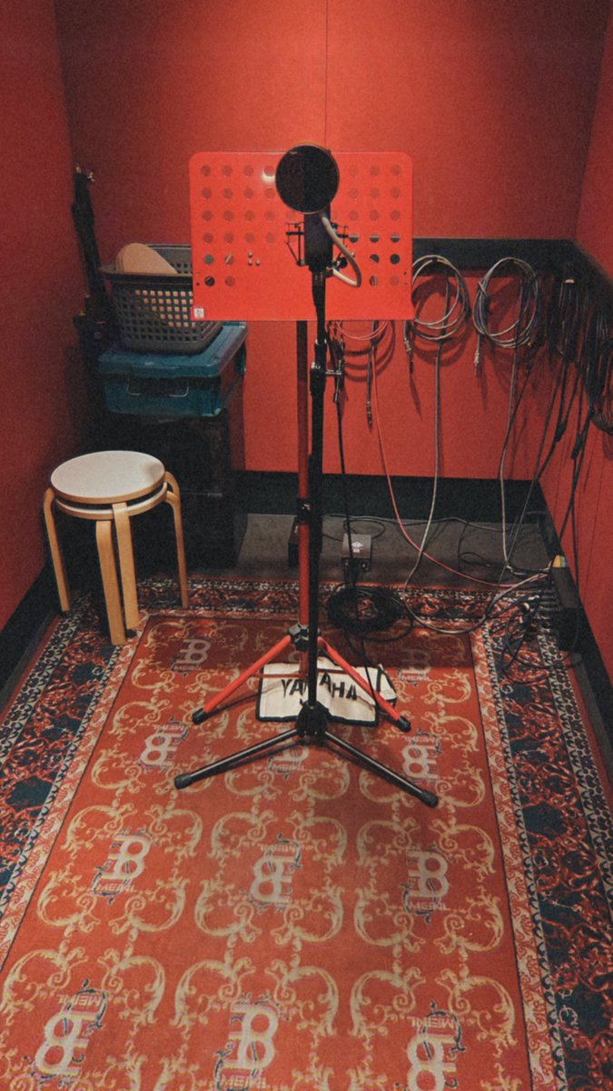 RECORDING!
歌い終えたらニキビ一個できてた！

<a href="/JYOCHO_jp/">JYOCHO🌏</a>