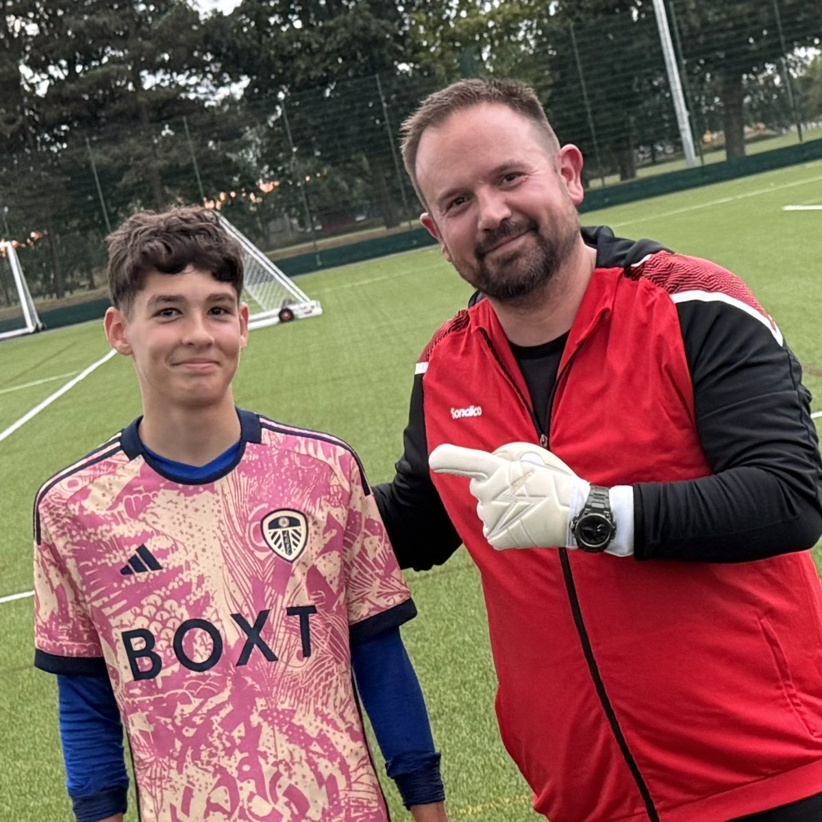 CrashGK's tweet image. Congratulations to new GK Jenson for taking Coach Matt out during training with a perfect Block #GKunion