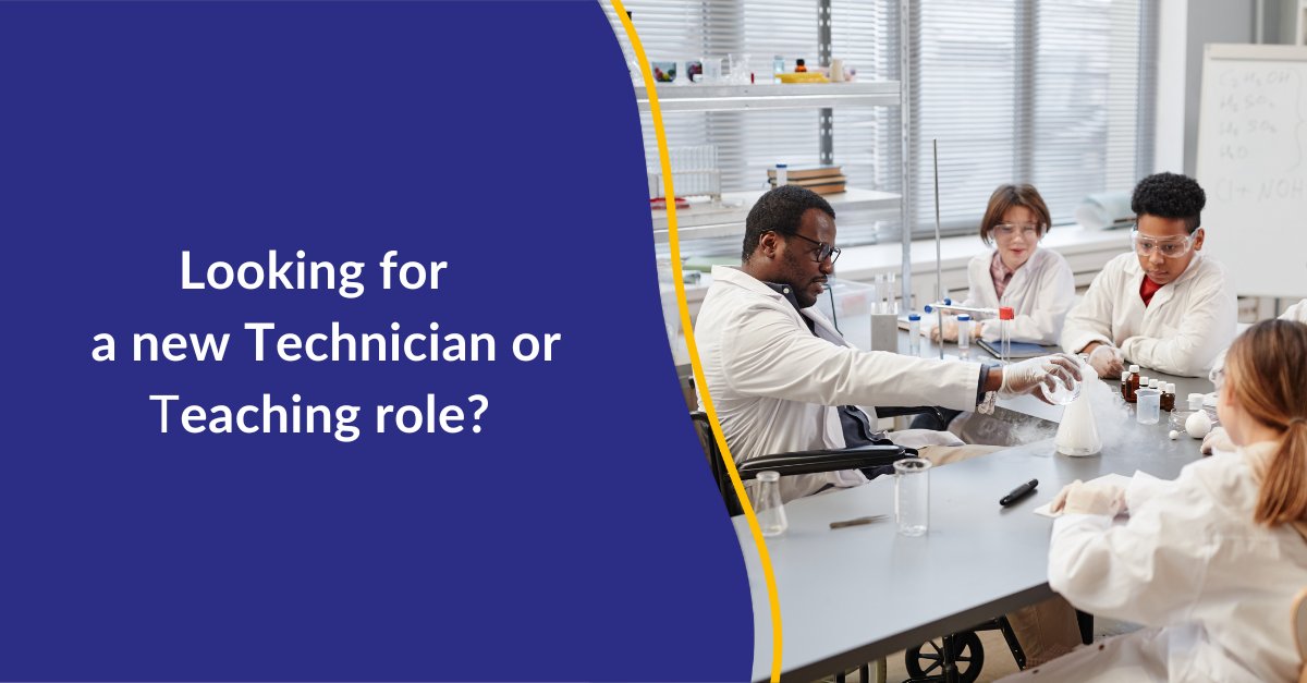 Are you in search of a new Technician role? We currently have numerous positions open in schools throughout Bucks. If you possess a strong dedication to making a positive impact in an education environment, discover more: ow.ly/gBfR50WzlJx 
 
#JobsInSchool #Buckinghamshire