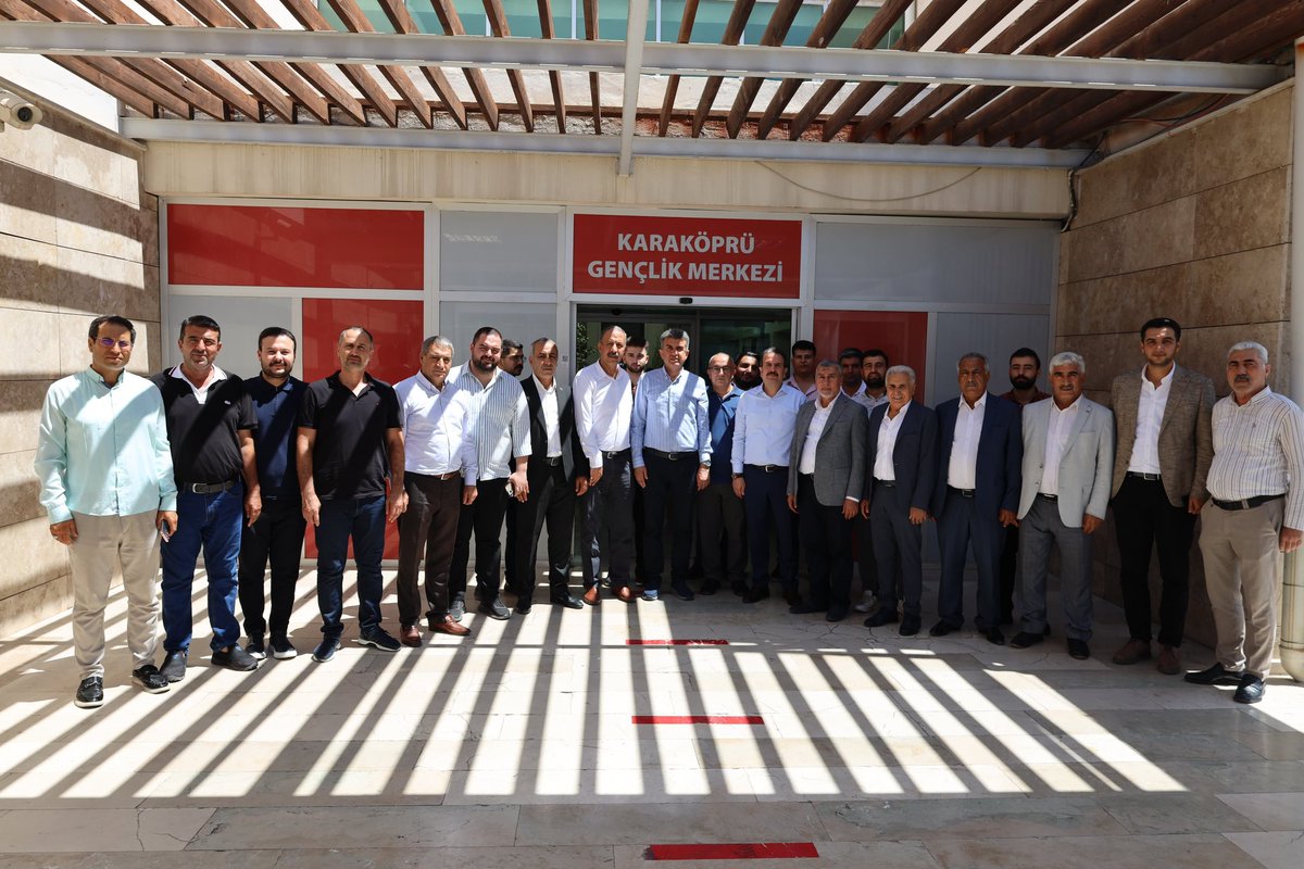 Gençlerimizin dinamizmi ve ufku, Türkiye Yüzyılı’nın en önemli teminatıdır!

📍Karaköprü Gençlik Merkezinde gençlerimizleyiz...

1/ yönetim kurulumuz ve gençlik kollarımızla birlikte, geleceğimizin teminatı, Türkiye Yüzyılı'nın ilham kaynağı olan gençlerimizle Gençlik Merkezinde