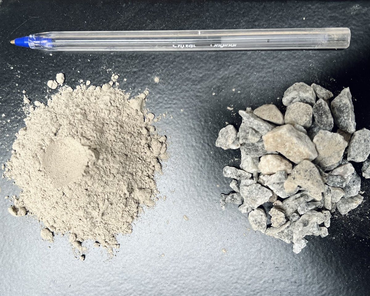 theseusdevelop's tweet photo. ✋🏾🙌🏾 A key part of developing #GreenBond, our modular #geopolymer block system is controlling particle size for strength &amp; performance

We’re building in-house mills to process waste into binders.
Cuts emissions by 80%, waste by 70%, &amp; builds faster. https://t.co/VNPYRSoHd0
