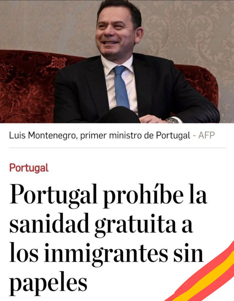 Portugal prohibeix la sanitat gratuïta als immigrants il·legals sense papers. El país està completament fart de destinar recursos sanitaris a gent que mai han cotitzat i han violat les seves fronteres. Hi esteu d'acord amb aquesta mesura?