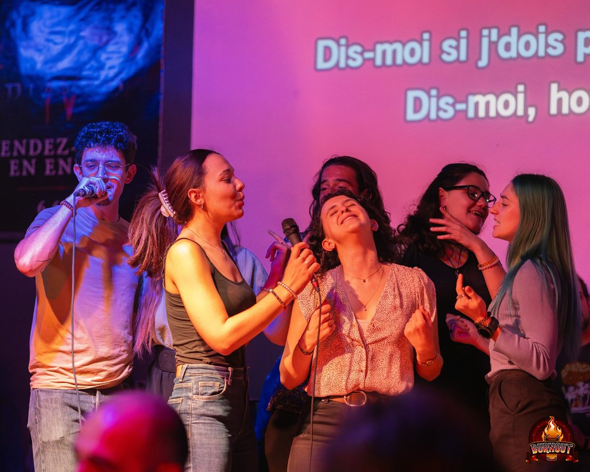 Burnout Bar (@leburnoutbar) on Twitter photo Karaoké géant ce soir ! Karaoké géant ce soir !