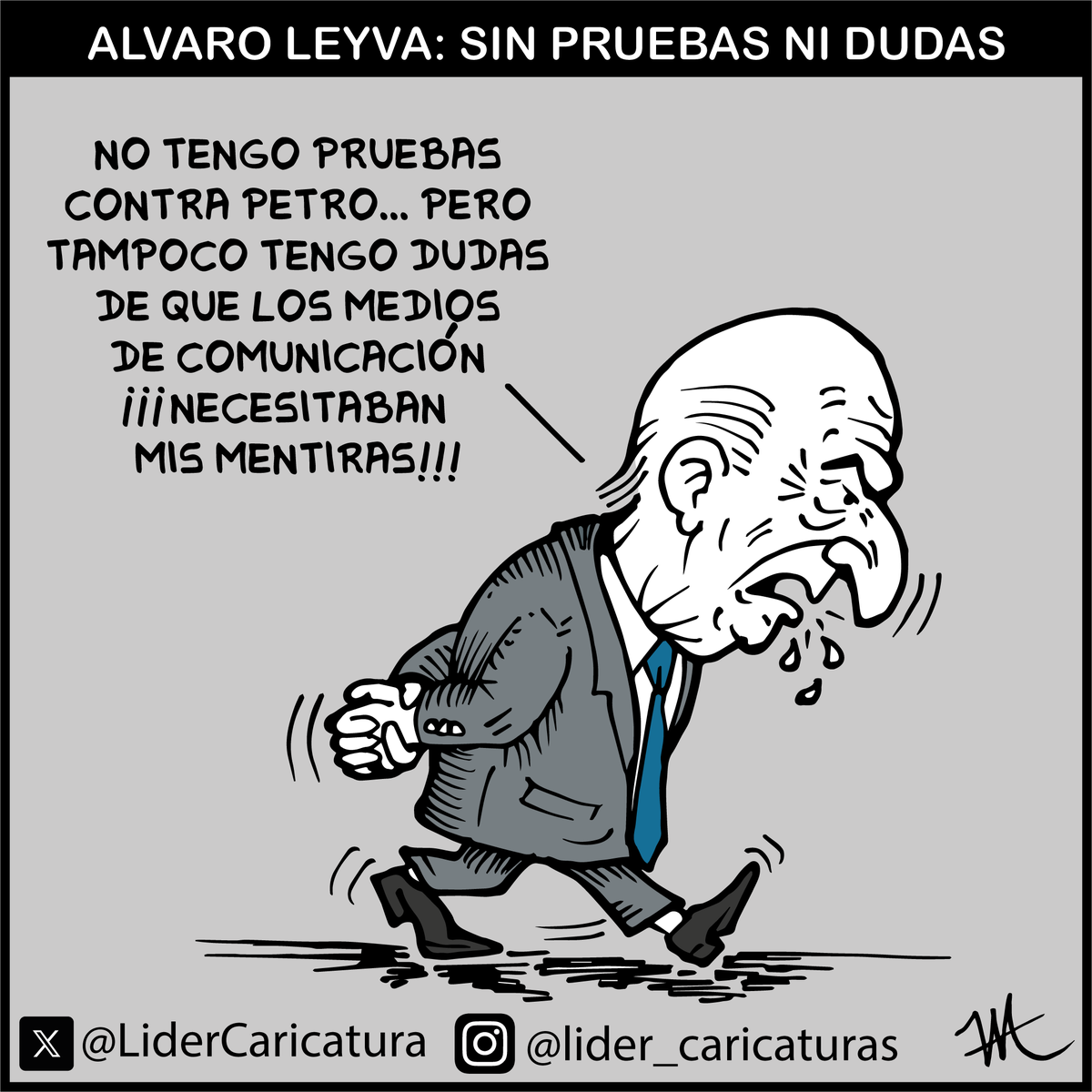 Álvaro Leyva se retractó de sus mentiras pero no los medios de comunicación #LaFmEs #ElPuebloNoSeRinde #FelizLunes #YoMarchoConGallardia