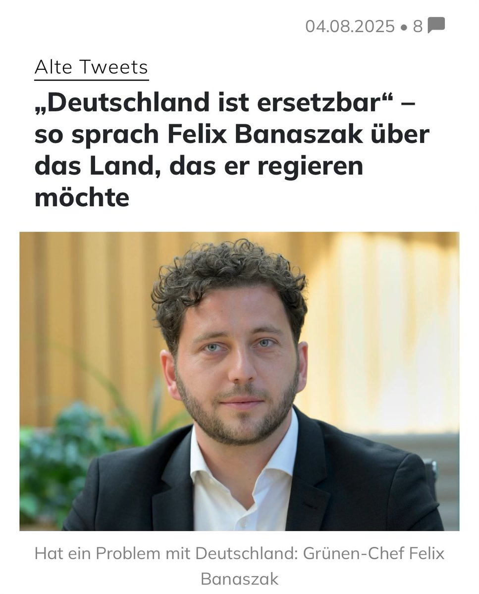 Ralf Ohlendorf 🇨🇦 (@ralfohlendorf) on Twitter photo <a href="/Solerimus/">Mandakini Giha</a> Die Grünen nicht verboten zu haben, hat sich jetzt schon als der schlimmste Fehler der deutschen Nachkriegsgeschichte erwiesen. <a href="/Solerimus/">Mandakini Giha</a> Die Grünen nicht verboten zu haben, hat sich jetzt schon als der schlimmste Fehler der deutschen Nachkriegsgeschichte erwiesen.