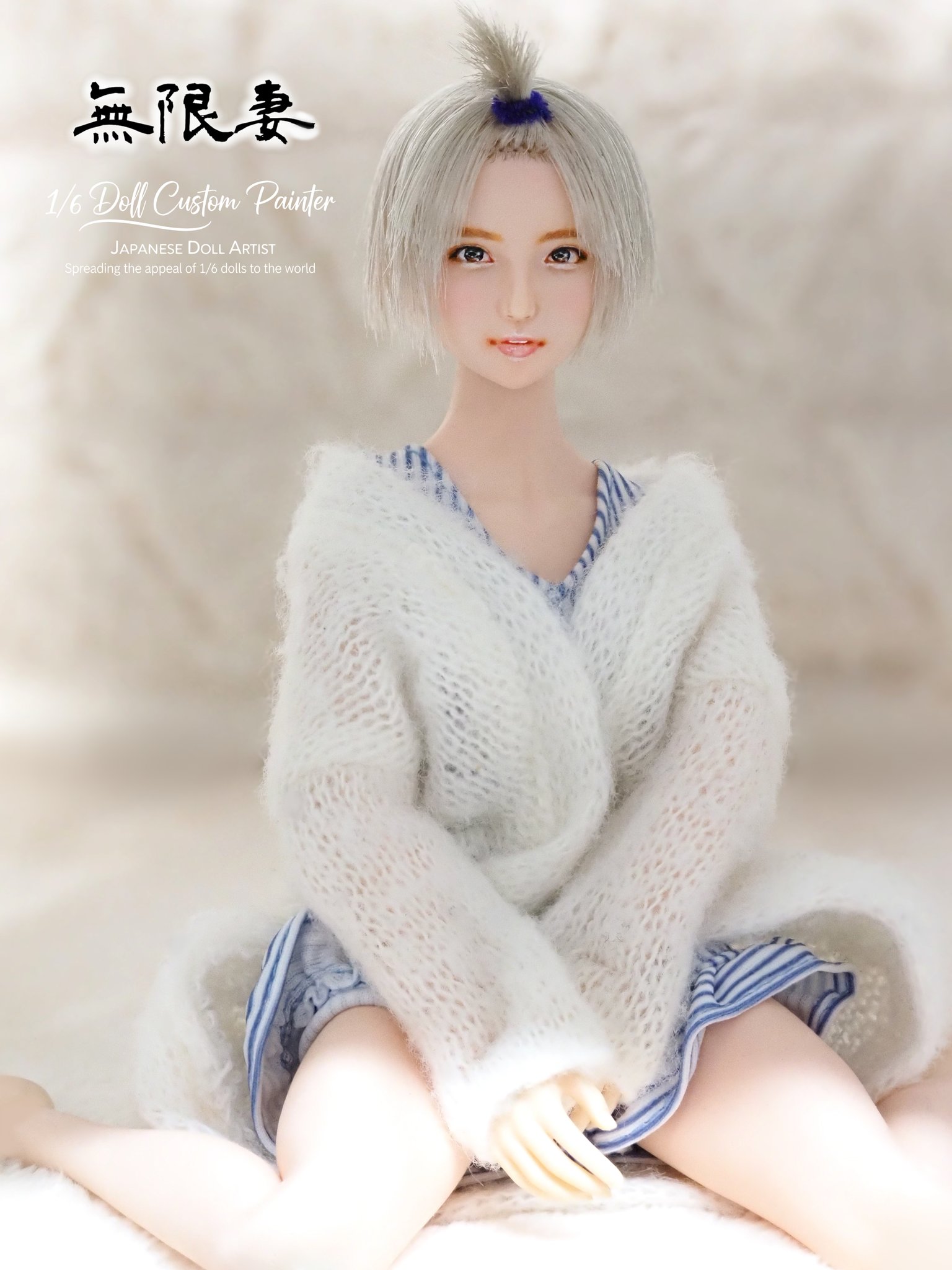 ☆1/6カスタムヘッド『薫』☆ Yahoo!オークション - and Rey 1/6カスタムドールヘッド「夏奈