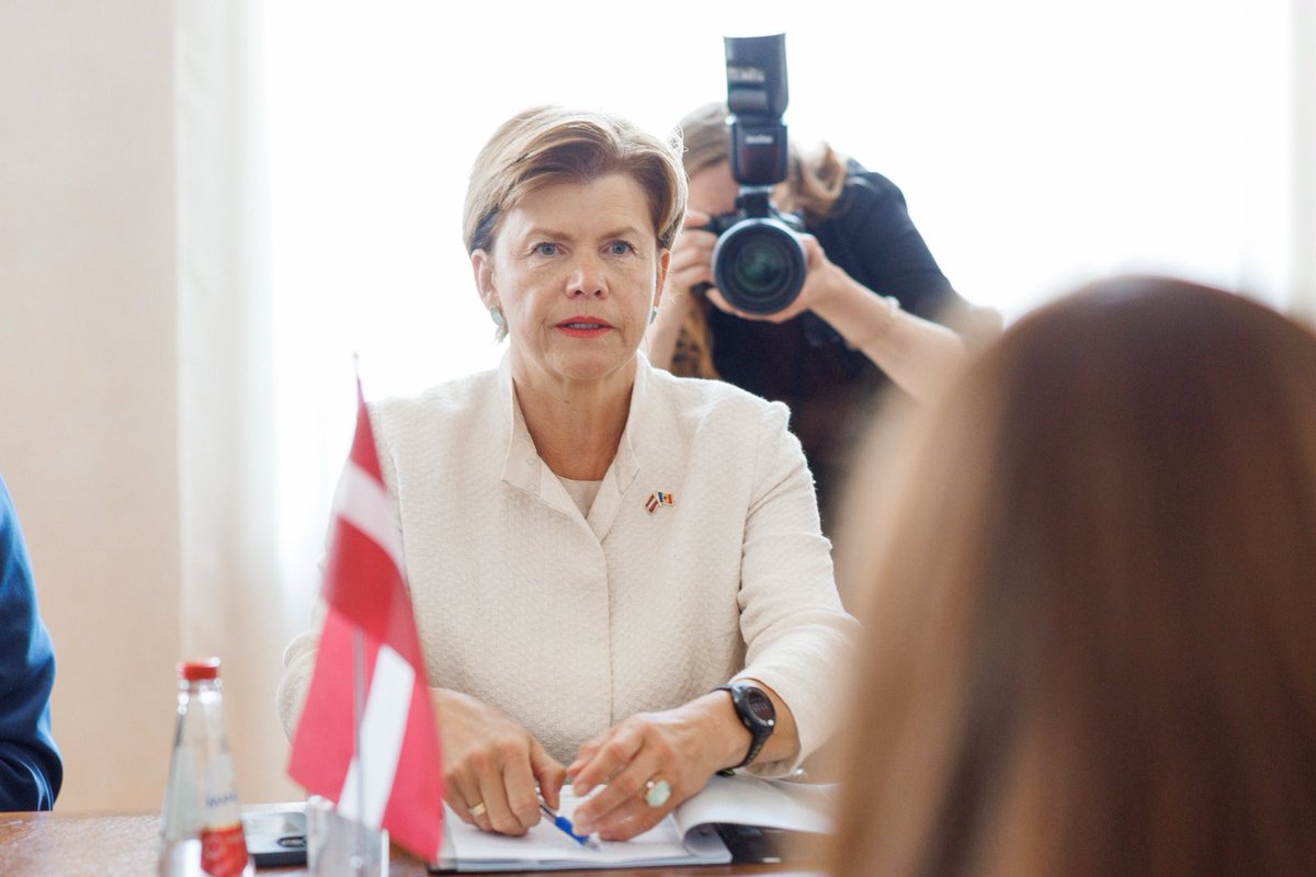 Cristina Gherasimov (@cgherasimov) on Twitter photo As we move forward on our European path, we continue learning from those who’ve already made this journey.
I appreciated the opportunity to meet in Riga today with Latvian FM <a href="/Braze_Baiba/">Baiba Braže</a> to discuss Moldova’s progress, reforms, and shared priorities for the future.
🇲🇩🇱🇻🇪🇺 As we move forward on our European path, we continue learning from those who’ve already made this journey.
I appreciated the opportunity to meet in Riga today with Latvian FM <a href="/Braze_Baiba/">Baiba Braže</a> to discuss Moldova’s progress, reforms, and shared priorities for the future.
🇲🇩🇱🇻🇪🇺