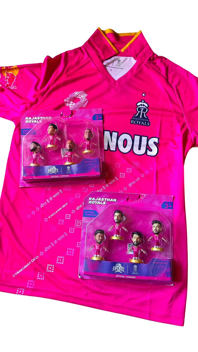 RazackAbdullah's tweet image. Perfect collectible for every @rajasthanroyals fan 💗🩷💕
Big thanks to @WeRCricketIcons for taking us back to our childhood nostalgia🙌🏻There were such mini figurines with some toothpaste 😄
Hoping to see more legends in the lineup, especially Warnie 🩷🫶🏻 #HallaBol…