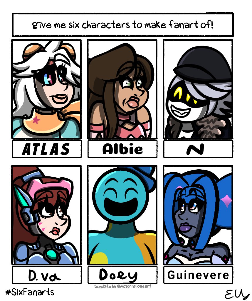 ☯️🌸🌈☀️🌙Екатерина Артуровна Цатурова🎨🖌️🦊💖⭐💀 (@katyts2005) on Twitter photo Six fanarts of my favorite characters
For <a href="/mobgamesstudios/">Mob Entertainment</a>, <a href="/Blizzard_Ent/">Blizzard Entertainment</a>, <a href="/glitch_prod/">GLITCH</a>, <a href="/Mirandamations/">Mirandamations</a> and <a href="/chocchipanim/">Choc Chip Animation Studios</a>
#SixFanarts #PoppyPlaytime #atlasandthestars #artofmurder #murderdrones #Overwatch2Fanart #OverwatchFanart #knightsofguinevere Six fanarts of my favorite characters
For <a href="/mobgamesstudios/">Mob Entertainment</a>, <a href="/Blizzard_Ent/">Blizzard Entertainment</a>, <a href="/glitch_prod/">GLITCH</a>, <a href="/Mirandamations/">Mirandamations</a> and <a href="/chocchipanim/">Choc Chip Animation Studios</a>
#SixFanarts #PoppyPlaytime #atlasandthestars #artofmurder #murderdrones #Overwatch2Fanart #OverwatchFanart #knightsofguinevere