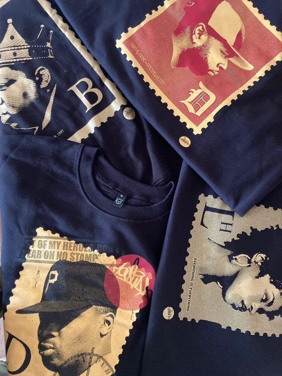 THE BIG RE-UP some classics are now back in stock and shipping! #jdilla #chuckd #biggiesmalls #laurynhill now available from madina.co.uk hiphop threads for #hiphop heads