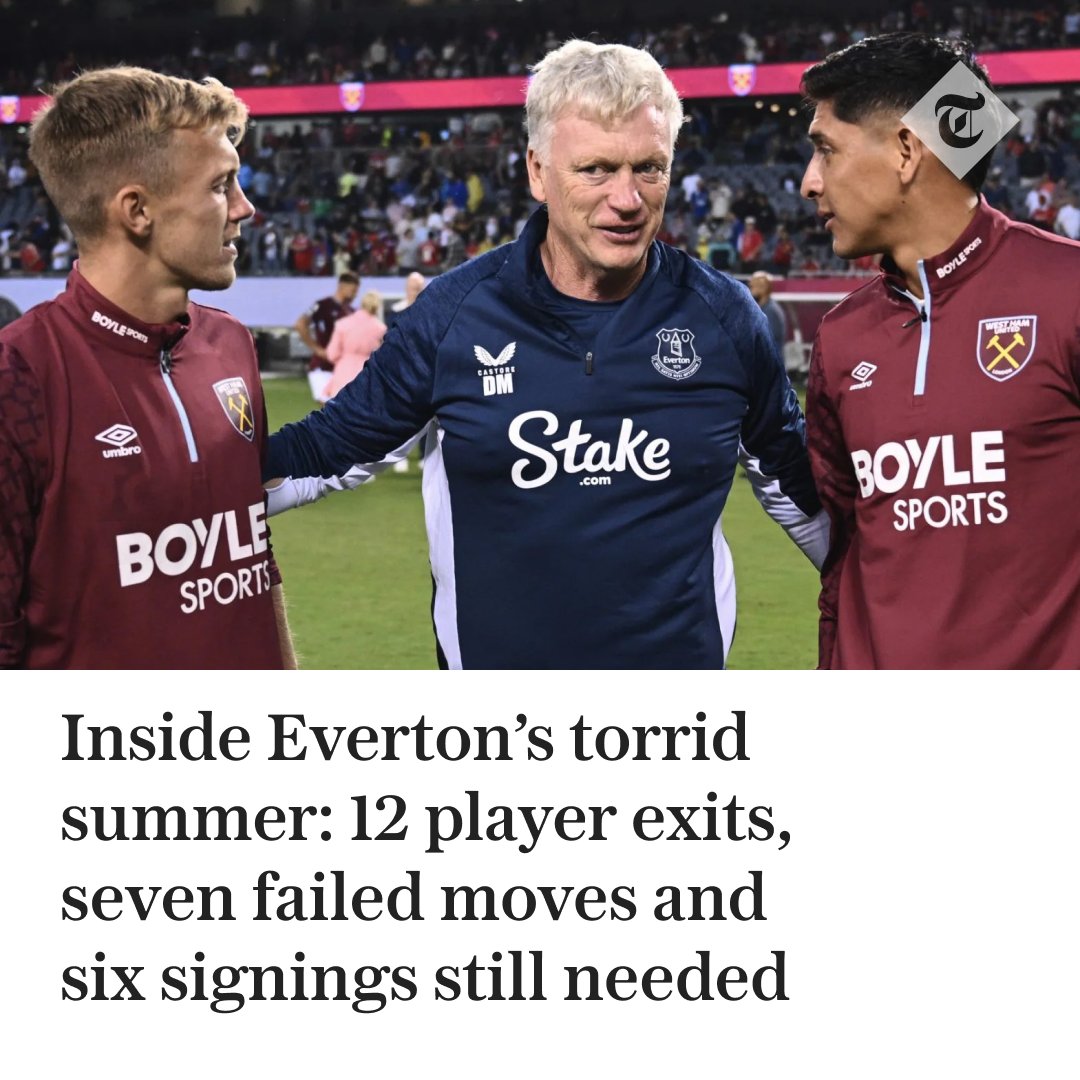 Telegraph Football (@telefootball) on Twitter photo Telegraph Sport takes you inside Everton's torrid summer, with updates on potential recruits:
🔴 Tyler Dibling
🔵 Kiernan Dewsbury-Hall
🔵 Jack Grealish
Read more from <a href="/TelegraphDucker/">James Ducker</a> ⬇️
telegraph.co.uk/rugby-union/20… Telegraph Sport takes you inside Everton's torrid summer, with updates on potential recruits:
🔴 Tyler Dibling
🔵 Kiernan Dewsbury-Hall
🔵 Jack Grealish
Read more from <a href="/TelegraphDucker/">James Ducker</a> ⬇️
telegraph.co.uk/rugby-union/20…