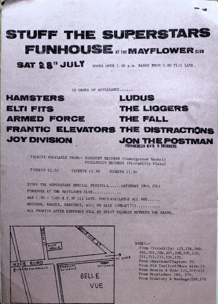 <a href="/SoundsClips/">Sounds Clips</a> <a href="/JDNOPICS/">Joy Division & New Order Pics</a> <a href="/JD_Central/">Joy Division Central</a> <a href="/joydivisionBook/">joydivisionBook</a> <a href="/joydivision/">Joy Division</a> <a href="/stephenpdmorris/">stephen morris</a> <a href="/peterhook/">Peter Hook</a> <a href="/TheFallinFives/">The Fall in Fives</a> <a href="/DistractionsMcr/">The Distractions</a> This was all afternoon. Then in the evening we hot-footed it to the Factory to see, in utter contrast, the B-52s.