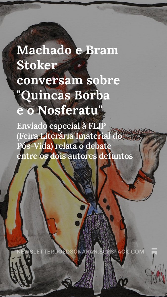 Do enviado à FLIP (Feira Literária Imaterial do Pós-Vida).
👇

open.substack.com/pub/newsletter…